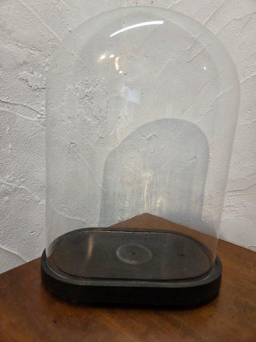 Globe - !!! - GLAZEN STOLP - 1951-1960 - Ovale Stolp in glas, Antiek en Kunst, Antiek | Boeken en Bijbels