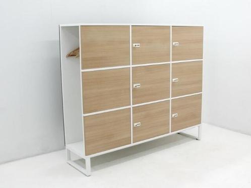 Locker/garderobekast - 139x160x44cm (hxbxd) - 6-deurs -, Huis en Inrichting, Woonaccessoires | Kapstokken, Overige typen, Gebruikt