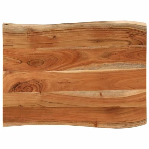 Acacia Tafelblad 90x60 - Natuurlijke Rand | Retourdeal |..., Huis en Inrichting, Tafelonderdelen, 50 tot 100 cm, Tafelblad, 50 tot 100 cm