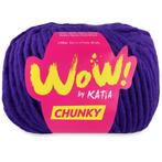 Katia WOW Chunky - 70 Donkerpaars - Bulky Acryl/Wolmix Gar, Ophalen of Verzenden, Nieuw