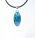 Neonblauw apatiet grote hanger / cabochon / nieuw- 4.88 g -