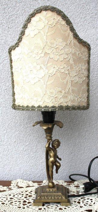Tafellamp met beeldje - Brons, Antiek en Kunst, Curiosa en Brocante
