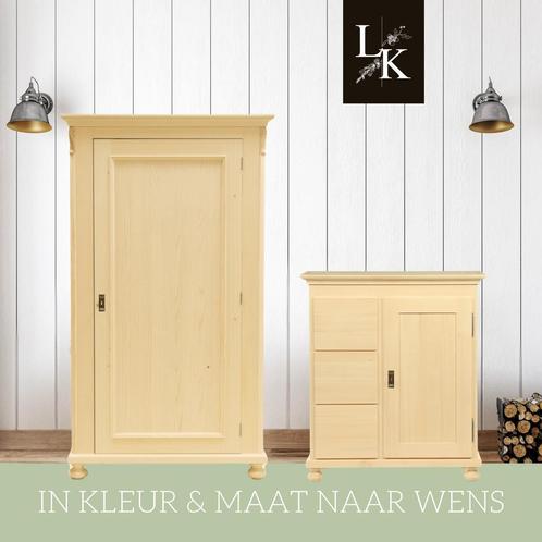Landelijke klassieke kinderkamer - eendeurskast, commode, Huis en Inrichting, Kasten | Overige, Nieuw