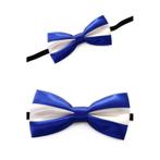 Verkleed vlinderstrikje blauw met wit - Strikjes, Hobby en Vrije tijd, Verzenden, Nieuw