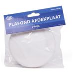 VB Ronde plafondplaat - kunststof - Ø 125 mm - wit - stra.., Ophalen of Verzenden, Nieuw
