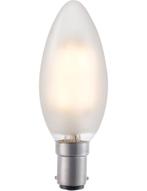 SPL LED Kaarslamp Ba15d 4W 320lm 2500K Mat Dimbaar | Best..., Ophalen of Verzenden, Nieuw