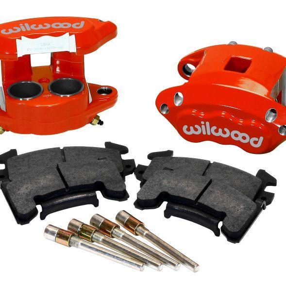 Wilwood D154 Front Caliper Kit - Red 1.62 / 1.62in Piston, Auto-onderdelen, Remmen en Aandrijving, Ophalen of Verzenden