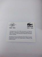 Themacollectie - Set van 6 souvenir-badges Lacoste