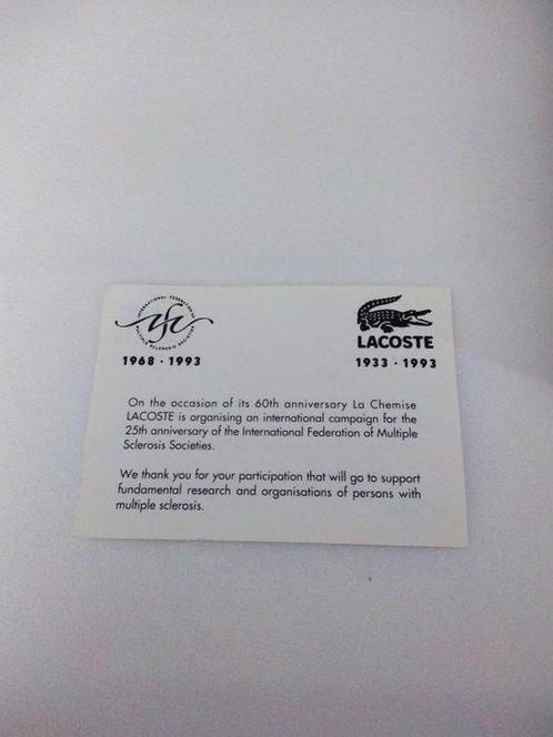 Themacollectie - Set van 6 souvenir-badges Lacoste, Antiek en Kunst, Antiek | Speelgoed