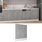 vidaXL Vaatwasserpaneel Lyon 59,5x3x67 cm bewerkt hout, Huis en Inrichting, Keuken | Keukenelementen, Verzenden, Nieuw, Grijs