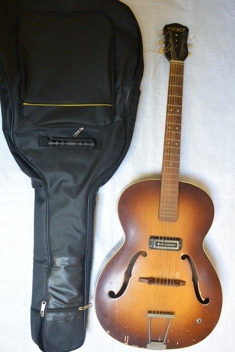 Höfner - - Semi-akoestische gitaar - Duitsland - 1960, Muziek en Instrumenten, Snaarinstrumenten | Gitaren | Akoestisch