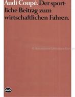 1983 AUDI COUPE BROCHURE DUITS, Boeken, Nieuw, Audi, Author