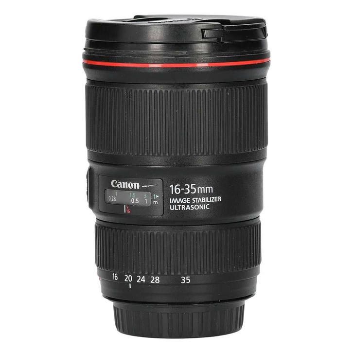 Canon EF 16-35mm f/4L IS USM met garantie, Audio, Tv en Foto, Fotografie | Lenzen en Objectieven, Verzenden
