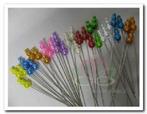 Parelspeld hatpin diverse kleuren 9mm - doosje 72 st, Ophalen of Verzenden, Nieuw