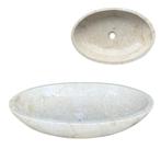 Wasbak | Wastafel | Marmer | 60x40x12 | Natuursteen | Crème, Doe-het-zelf en Verbouw, Sanitair, Verzenden, Nieuw, Steen, Wastafel