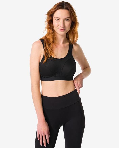 HEMA Niet voorgevormde sportbh high support zonder beugel, Kleding | Dames, Ondergoed en Lingerie, Verzenden