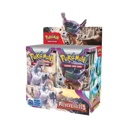 Pokémon - Paldea Evolved - Booster Box, Hobby en Vrije tijd, Verzamelkaartspellen | Pokémon, Verzenden