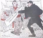 Spotprent De strijdpositie der Franse communistische Part..., Verzenden