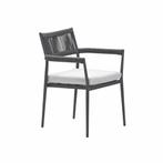 Garden Impressions Tineo lounge dining stoel - donker grijs, Verzenden, Nieuw