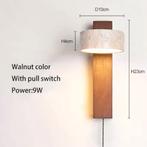 Crèmekleurige Wandlamp – LED Nachtkastje Lamp met Trekschake, Huis en Inrichting, Lampen | Wandlampen, Verzenden, Nieuw