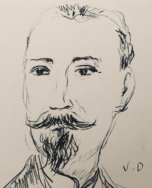 Kees Van Dongen (1877-1968) - Anatole France - Lithographie, Antiek en Kunst, Antiek | Overige Antiek