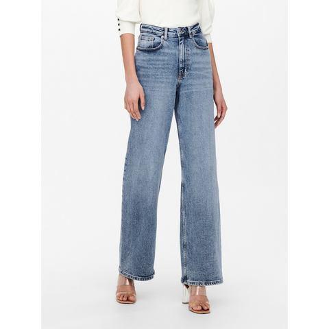 Only High-waist jeans ONLJUICY HW WIDE LEG, Kleding | Dames, Spijkerbroeken en Jeans, Nieuw, Verzenden