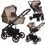 Baby Merc Mosca Beige 3-in-1 Kinderwagen incl. Autostoel, Nieuw, Verzenden