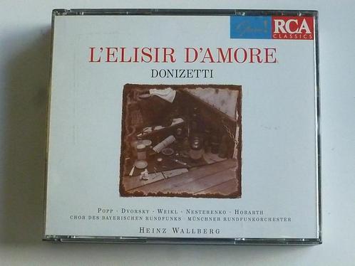 Donizetti - L Elisir D Amore / Lucia Popp, Wallberg (2 CD), Cd's en Dvd's, Cd's | Klassiek, Verzenden