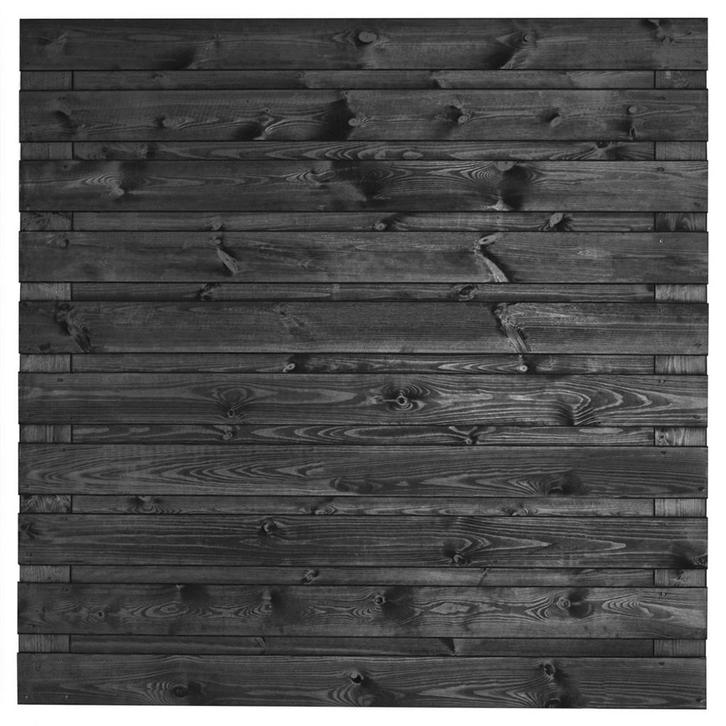 Douglas Schutting Tuinscherm Kassel 180x180cm zwart geimpreg, Tuin en Terras, Schuttingen, Minder dan 3 meter, Nieuw, Hout, 1 tot 2 meter