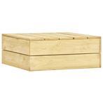 vidaXL Tuintafel 75x75x31 cm geïmpregneerd grenenhout, Verzenden, Nieuw