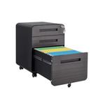 Mobiel Metalen Ladeblok – 3 Lades Afsluitbare Kantoorkast, Verzenden, Nieuw in verpakking