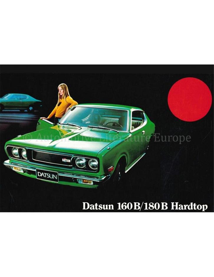 1979 DATSUN 160B | 180B LEAFLET NEDERLANDS, Boeken, Auto's | Folders en Tijdschriften, Nissan
