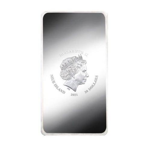 1 kilogram - Zilver - .9999 - 2021 $30 NZD Niue StoneX, Postzegels en Munten, Edelmetalen en Baren