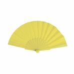 Zomerse waaier geel 23 cm - Waaiers, Ophalen of Verzenden, Nieuw