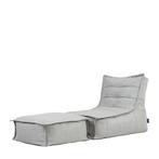 Dolce Outdoor Lounger + Poef - Grijs, Verzenden, Nieuw