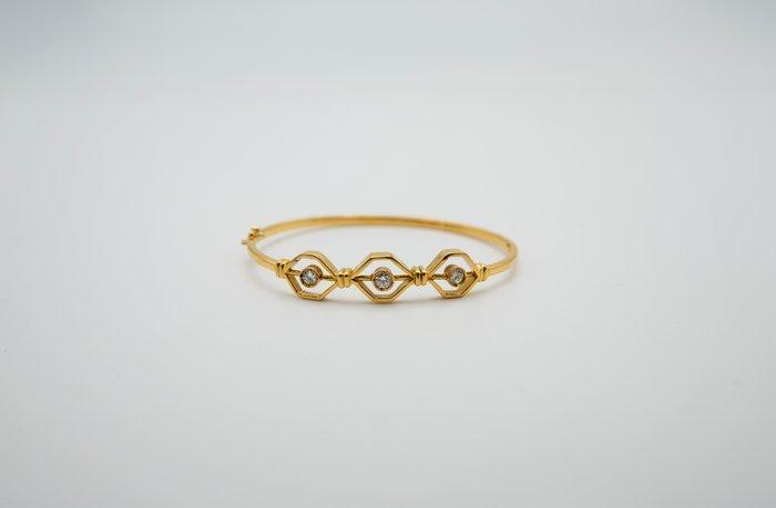 Armband - 18 karaat Geel goud Diamant (Natuurlijk), Sieraden, Tassen en Uiterlijk, Armbanden