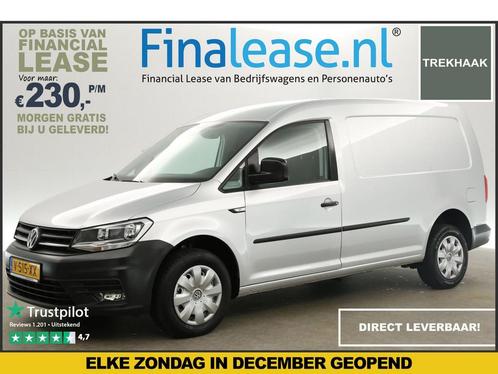 Volkswagen Caddy Maxi Airco Cruise Carplay Trekh PDC €230pm, Auto's, Bestelauto's, Lease, Handgeschakeld, Diesel, Zilver of Grijs