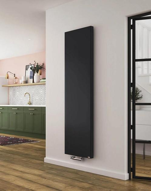 H180 x B40 Verticale designradiator T20 - C6 vlak Mat Zwart, Doe-het-zelf en Verbouw, Verwarming en Radiatoren, Ophalen of Verzenden