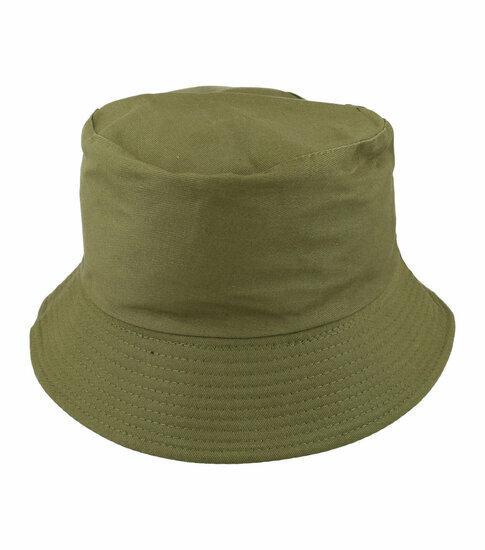 Bucket Hat Omkeerbaar Groen, Sieraden, Tassen en Uiterlijk, Uiterlijk | Haarverzorging, Verzenden