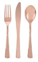 18 stuks rose gouden bestek assorti, Ophalen of Verzenden, Nieuw