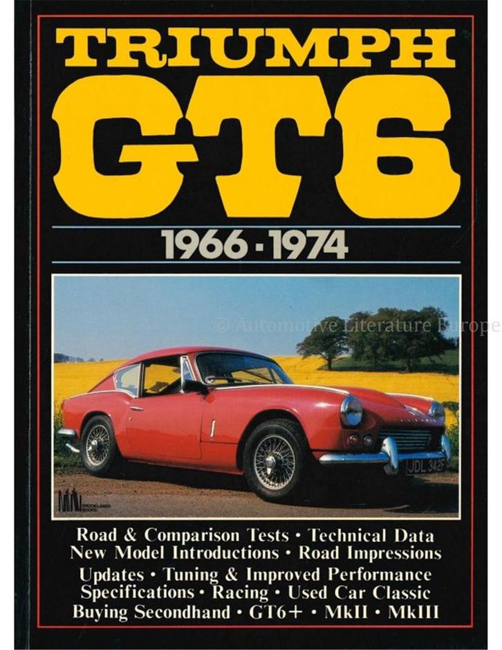TRIUMPH GT6 1966 - 1974 (BROOKLANDS), Boeken, Auto's | Boeken