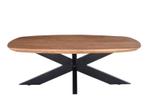 Deens Ovale Salontafel Jesper – 120 cm | Naturel Mangohout, Huis en Inrichting, Tafels | Salontafels, Ophalen, Nieuw