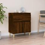 vidaXL Dressoir 60x35x70 cm bewerkt hout bruin eikenkleur, Huis en Inrichting, Kasten | Dressoirs, Verzenden, Nieuw, 50 tot 100 cm