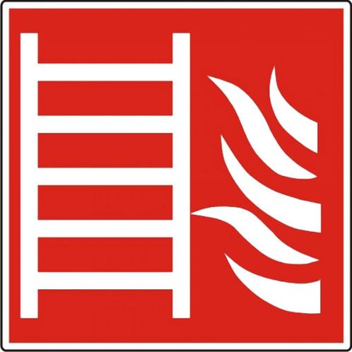 Brandladder pictogram, Huis en Inrichting, Brandblussers en Brandkasten, Verzenden