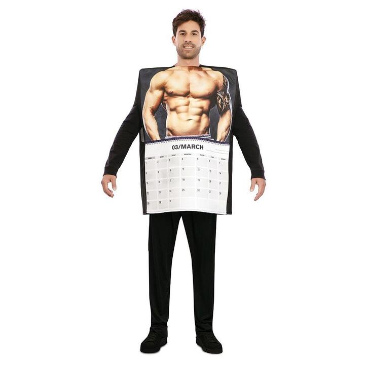 Sexy Mannen Kalender Kostuum, Hobby en Vrije tijd, Feestartikelen, Feestartikel, Nieuw, Verzenden