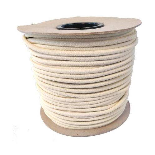 50 meter Elastisch Touw - zand - 8mm - elastiek op rol, Doe-het-zelf en Verbouw, Overige Doe-het-zelf en Verbouw, Nieuw, Ophalen of Verzenden
