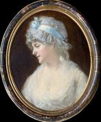 Franse school (XIX) - Elegant Madame En Profil