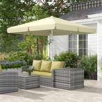 Zonnescherm - LuxusLife - Verstelbaar - Aluminium - Beige, Ophalen of Verzenden, Nieuw