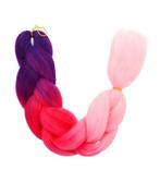 Jumbo Braids Hairextentions Color 60cm Regenboog Oranje G..., Sieraden, Tassen en Uiterlijk, Uiterlijk | Haarverzorging, Verzenden
