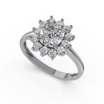 Ring - 14 karaat Witgoud - 2.18ct. tw. Diamant (Lab-grown) -, Nieuw